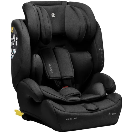 Scaun auto 76-150 cm (i-Size) Isofix Kikkaboo i-Bronn Black