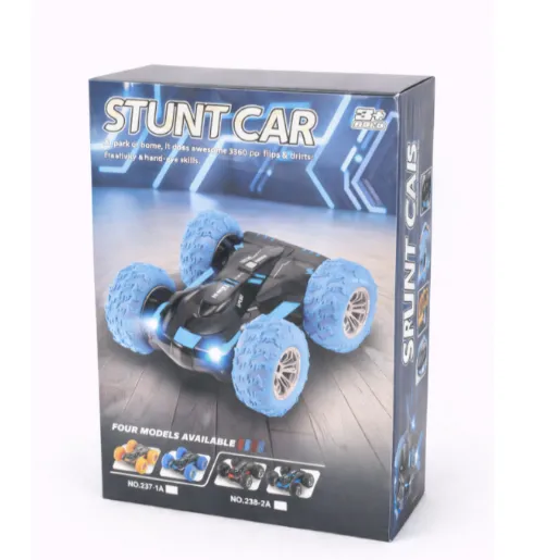 Mașină stunt cu telecomandă Stunt Car 1:16, albastră, cod 952662