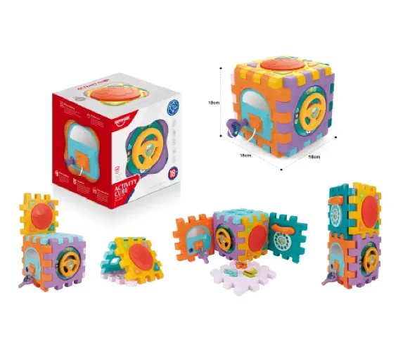 Cub educativ pentru bebeluși, 6 fețe