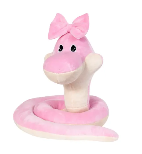 Șarpe roz cu fundița ST-826