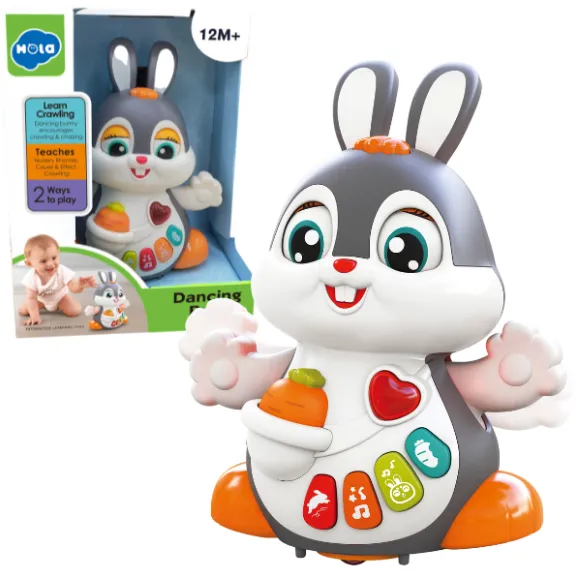 Jucarie interactiva „Iepurasul dansator” cu muzica si lumina