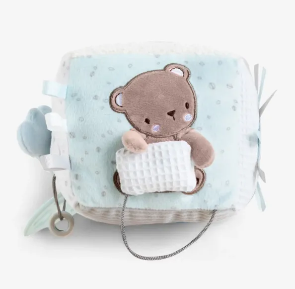 Jucărie de pluș KikkaBoo Cube Dream Big Blue, 16x16 cm