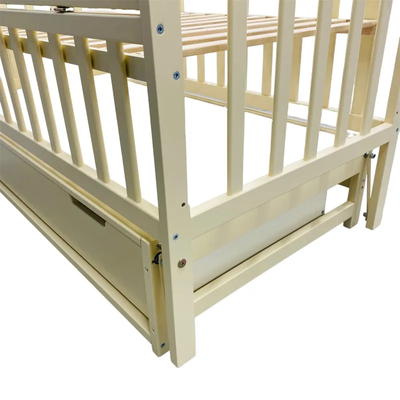 Pătuţ Goydalka VALERI PREMIUM TRANSVERSAL (1В220-3) Ivory