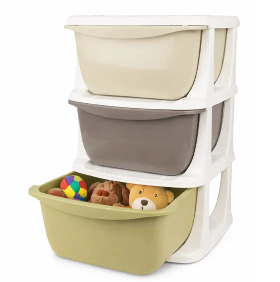 Organizator jucării pentru copii cu 3 sertare, Dolu (7130)