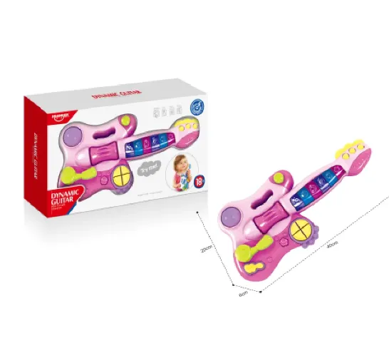 Chitară pentru bebeluși cu baterii